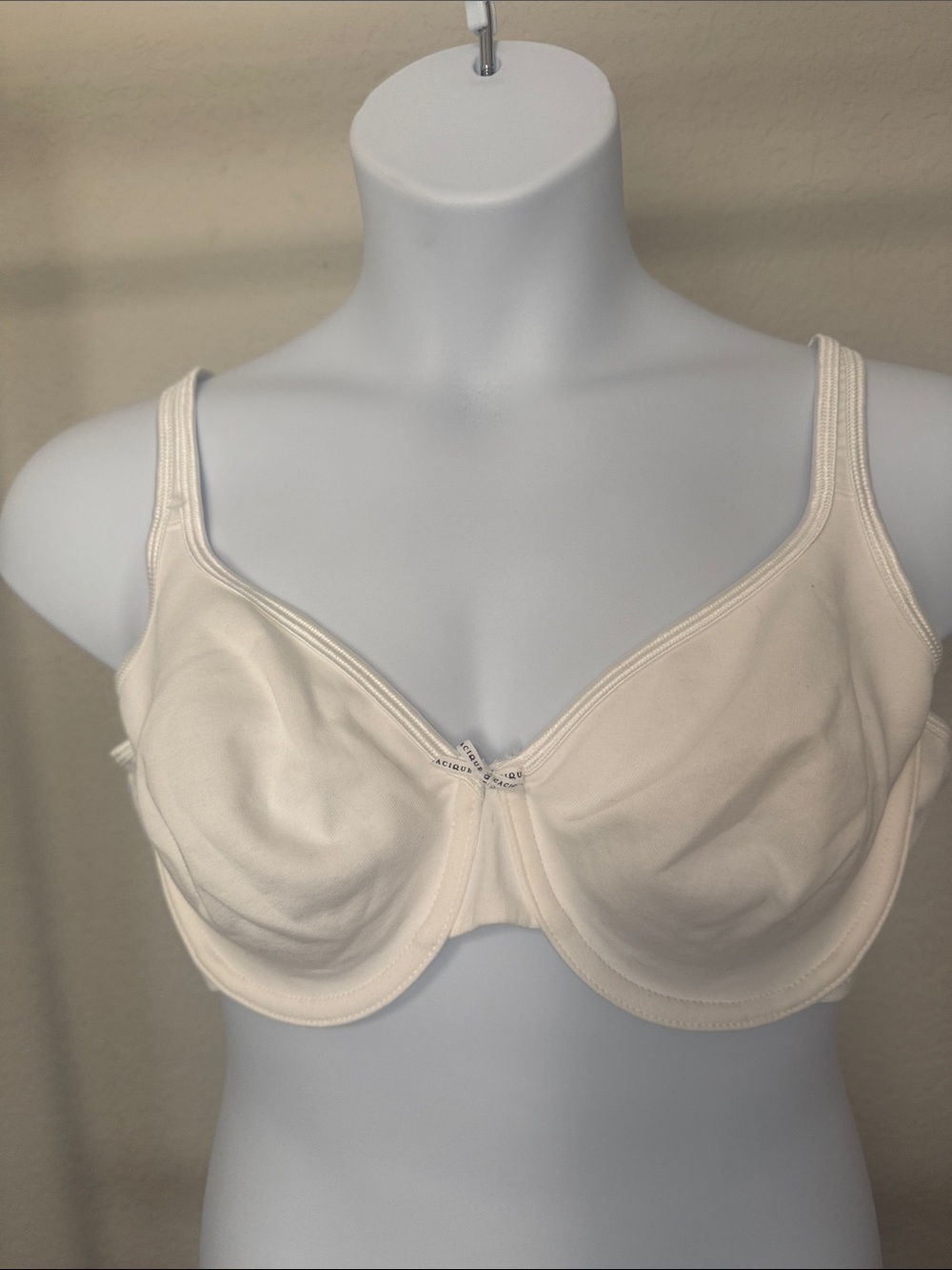 CACIQUE Unlined Cotton Demi-Bra 44D